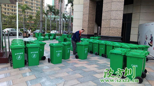 欣方圳塑料環(huán)保垃圾桶，天津市場銷量倍增