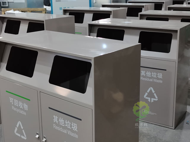 提升公共空間品質(zhì)，深圳金屬垃圾桶助你一臂之力